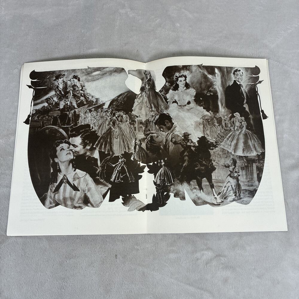 Lot of Vtg Gone With The Wind publications, & 50th Anniversary VHS Box Set Chrty - Picture 14 of 16